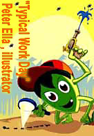 Peter Ella, creates his BUAI PEOPLE chararchters for his Papua New Guinea, South Pacific children's stories illustrattions - CLICK TO HIS PORTFOLIO AREA